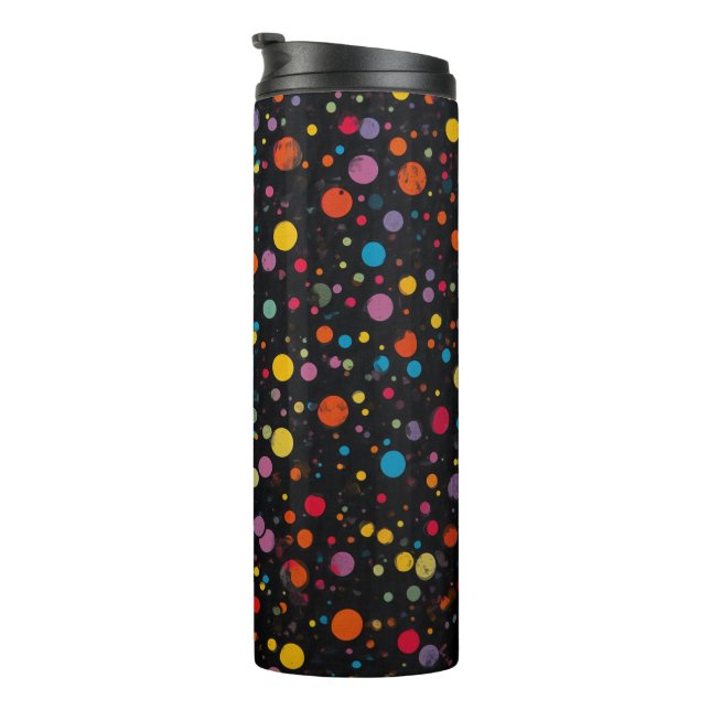 Bouteilles Isothermes Points multicolores brillants (Tourné sur la droite)