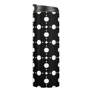 Bouteilles Isothermes Pois blancs, Motif à points Polka, points, pointil