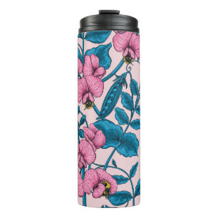 Bouteilles Isothermes Pois doux et bourdons, rose et bleu