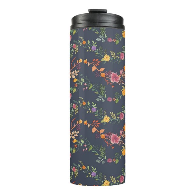 Bouteilles Isothermes Poison de New Home | Simple Floral Pattern (Devant)