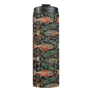 Bouteilles Isothermes Poisson d'eau douce, Design élégant, Truite, Pêche