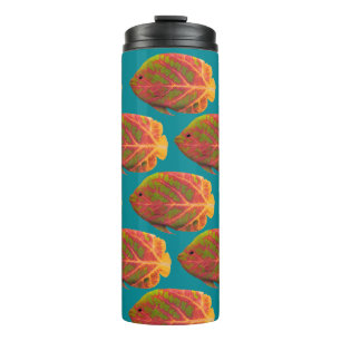 Bouteilles Isothermes Poisson tropique feuille d'Aspen 1
