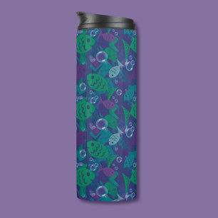 Bouteilles Isothermes Poissons et bulles Vibrant Reef Motif