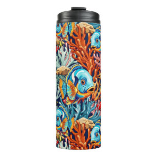 Bouteilles Isothermes Poissons Tropicaux Vibrations Colorées d'Été