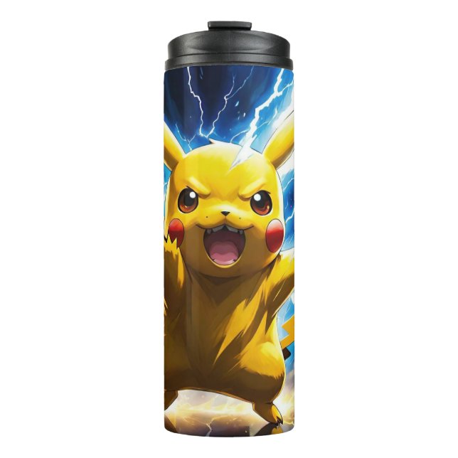 Bouteilles Isothermes Pokémon Peint Pikachu Mug thermique (Devant)