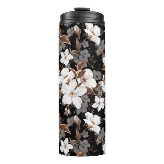 Bouteilles Isothermes Pomme fleurs (Devant)