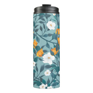 Bouteilles Isothermes Pomme Florale : Motif en floraison Motif.