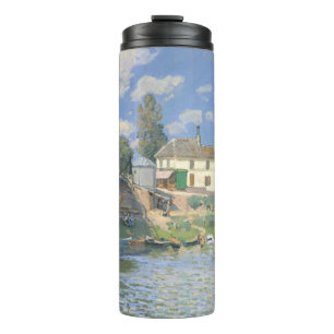 Bouteilles Isothermes Pont de Villeneu par Sisley Impressionist Paint