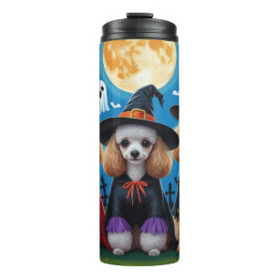 Bouteilles Isothermes Poodle Chiens Citrouille Halloween drôle
