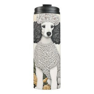Bouteilles Isothermes Poodle en Fleurs Whimsical