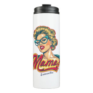 Bouteilles Isothermes Pop Art de Mama Retro Personnalisé 2