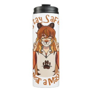 Bouteilles Isothermes Portez un Masque !