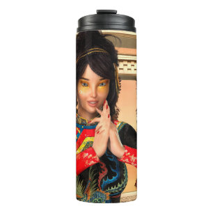 Bouteilles Isothermes Portrait Fantastique d'Impératrice Chinoise