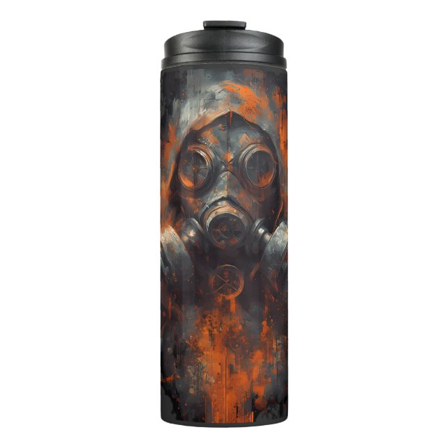 Bouteilles Isothermes Post Apocalyptic Gas Mask Toxic Grunge  (Devant)