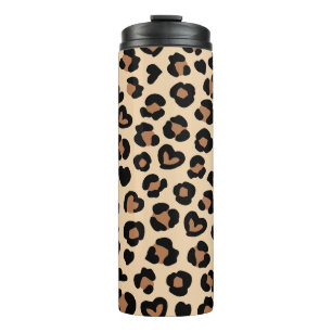 Bouteilles Isothermes Poster de animal, Léopard Brown, Spots de guépard,