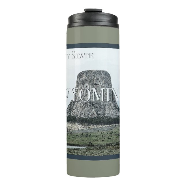 Bouteilles Isothermes Poster du Wyoming (Devant)