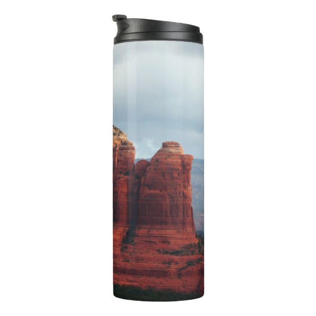 Bouteilles Isothermes Pot de café nuageux Rock à Sedona Arizona (Tourné sur la droite)
