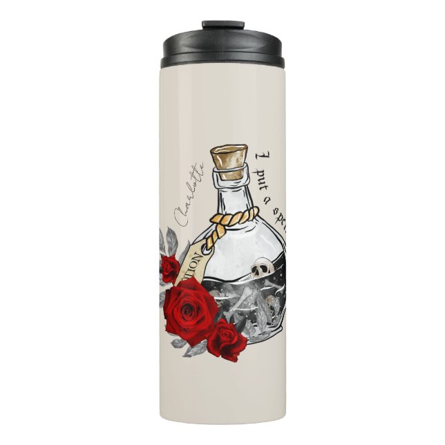 Bouteilles Isothermes Potion d'amour sorcière gothique (Devant)