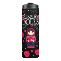 Poupées russes Babouchka Matriochka Cloches Noir R