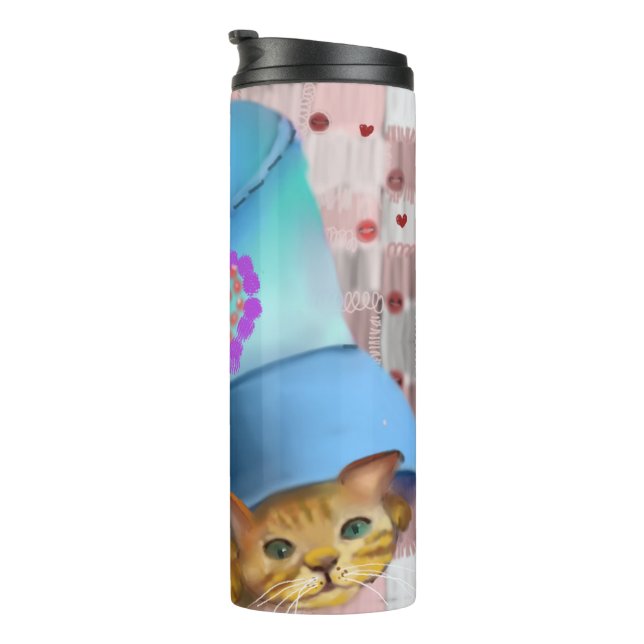 Bouteilles Isothermes pour les amoureux des chats (Tourné sur la droite)