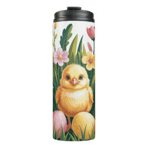Bouteilles Isothermes Poussins de Pâques   Cute Spring Baby Chick Design