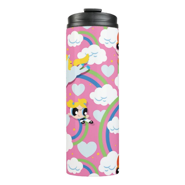 Bouteilles Isothermes Powerpuff Girls & Donny Rainbow Pattern (Devant)