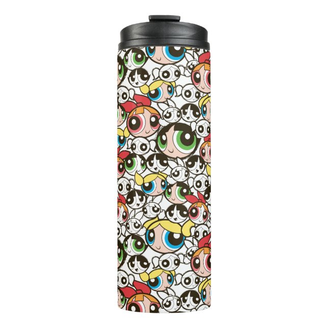 Bouteilles Isothermes Powerpuff Girls Face Pattern (Devant)