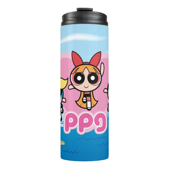 Bouteilles Isothermes Powerpuff Girls Team Awesome (Devant)