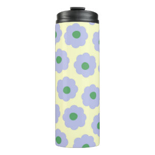 Bouteilles Isothermes Preppy Blue Green mignonne Hippie Flower Motif