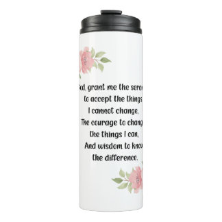 Bouteilles Isothermes Prière de sérénité - Parleur de voyage - AA