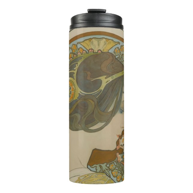Bouteilles Isothermes Primrose par Alphonse Mucha (1899) (Devant)