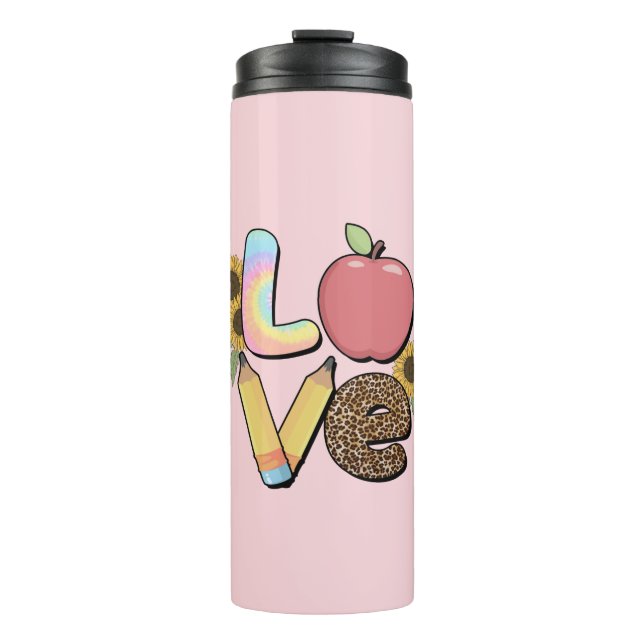 Bouteilles Isothermes Professeur et étudiant d'amour (Devant)