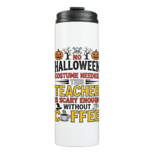 Bouteilles Isothermes Professeur Halloween Pas de Costume Nécessaire Drô