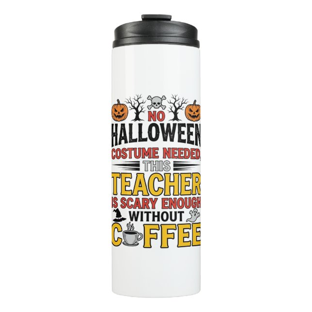 Bouteilles Isothermes Professeur Halloween Pas de Costume Nécessaire Drô (Devant)