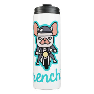 Bouteilles Isothermes Propriétaire de la moto Frenchie Biker Chien Frenc