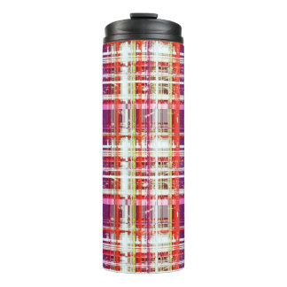 Bouteilles Isothermes Prune Vintage pêche raisin plaid rétro