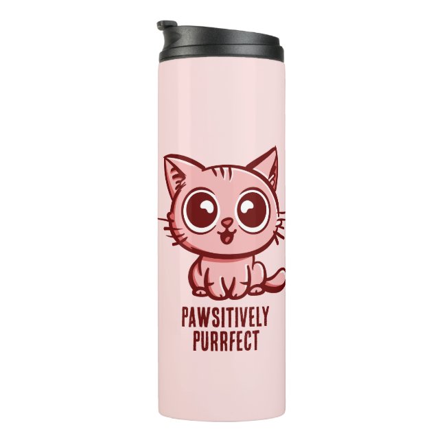 Bouteilles Isothermes Puissant, Beau Manga Kitten (Tourné sur la droite)