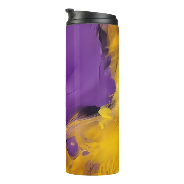 Bouteilles Isothermes Purple and Gold Abstract (Tourné sur la droite)
