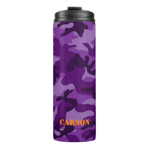 Bouteilles Isothermes Purple Camo Sports Moderne Orange NOM Voyage