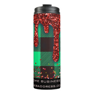 Bouteilles Isothermes *~* QR SWAG Rustique Parties scintillant de Noël 