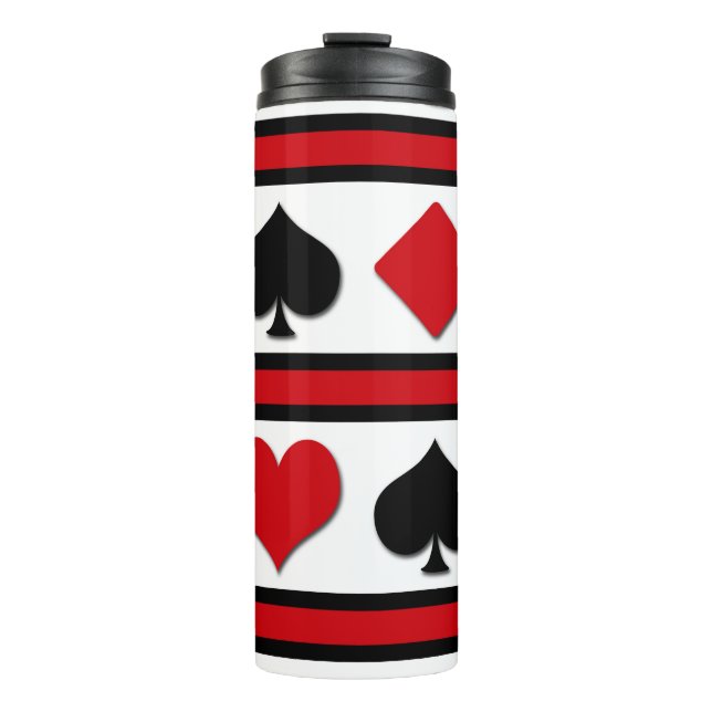 Bouteilles Isothermes Quatre combinaisons de cartes (Devant)