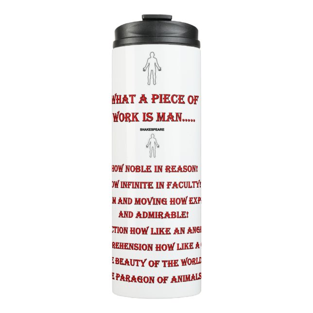 Bouteilles Isothermes Quel morceau de travail est l'homme........ Tumble (Devant)