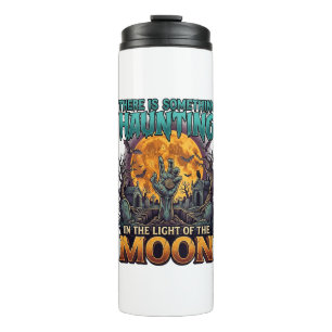 Bouteilles Isothermes Quelque chose hantant lune Halloween Zombie Main G