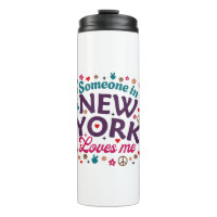 Quelqu'un à New York m'aime Design Rétro Drôle