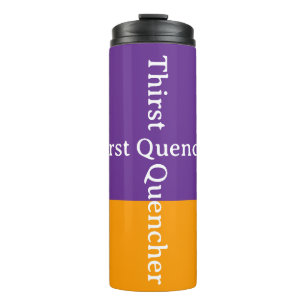 Bouteilles Isothermes Quench Thirst Orange Violet