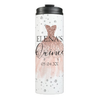 Bouteilles Isothermes Quinceañera Thermal Tumbler Favoriser Personnalisé