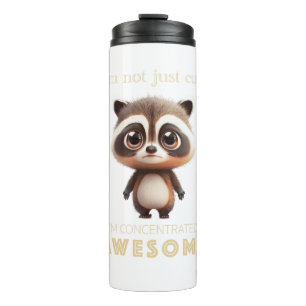 Bouteilles Isothermes Raccoon concentré Awesome mignon adorable drôle