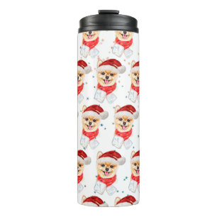 Bouteilles Isothermes Races de chiens Poméranie Étoiles de Noël