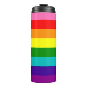 Bouteilles Isothermes Rainbow LGBT gay flag Thermal Tumbler