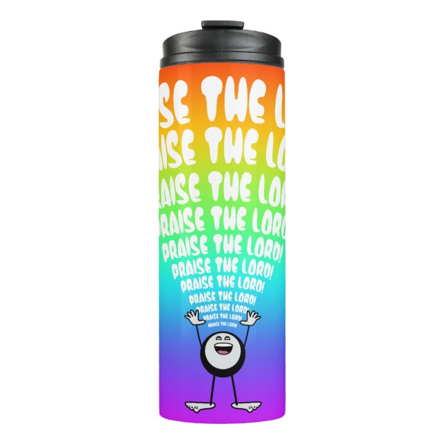 Bouteilles Isothermes Rainbow Louez le Seigneur Emoji (Devant)